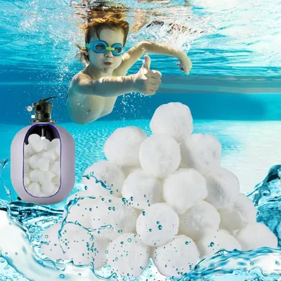 Zdjęcie produktu dla Filtracyjne kulki do filtrów piaskowych - zastępują 50 kg piasku filtracyjnego