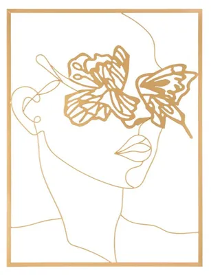 Immagine prodotto di Mauro Ferretti Pannello in ferro Gold Face, 60x1x80 cm