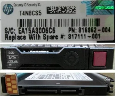 Immagine prodotto di HPE 817111-001 - 960 GB - 2,5" - 6 Gbit/s