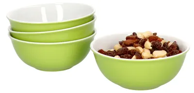 Zdjęcie produktu dla zestaw 4 misek Doppio Ø 11 cm Zielony Miska na przekąski Miska na deser Ritzenhoff