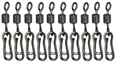 Produktbild von Solvkroken Extreme Snap Wirbel - 10 Angelwirbel, Größe/Tragkraft:Gr. 6 / 24mm / 20kg