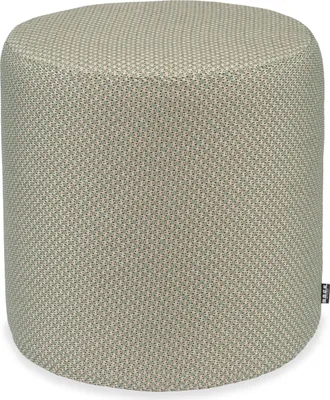 Produktbild von H.O.C.K. Linocea Outdoor Hocker Pouf rund ø45x45cm salbei mint col. 402477