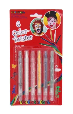 Immagine prodotto di 6 COLOR-TWISTER / Trucco professionale Eulenspiegel