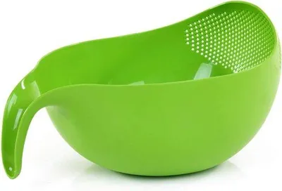 Produktbild von Reinigungs Sieb für Reis Bohnen Obst und Gemüse - grünes Reis Sieb
