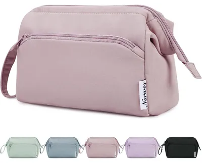 Produktbild von Kulturtasche Damen Kosmetiktasche Schminktasche Reise Make-up-Tasche Rosa