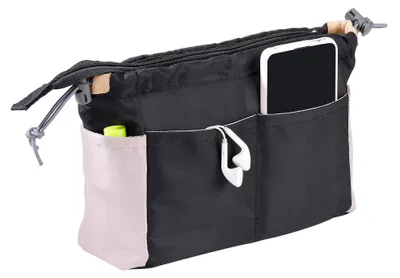 Zdjęcie produktu dla Wodoodporna torba organizer do torebki - czarna, duży rozmiar