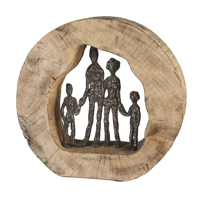Produktbild von Casablanca by Gilde Dekofigur Skulptur Familie bronze H. 28 cm,71905