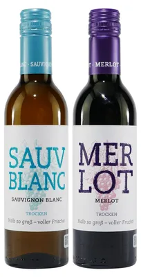 Produktbild von Cramele Merlot + Sauvignon Blanc -trocken- (12 x 0,375L)