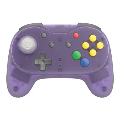 Immagine prodotto di Retro Fighters Brawler64 Pro, compatibile con PC, N64, Nintendo Switch, Nintendo Switch 2, con frequenza di 1000 Hz, joystick con effetto Hall, colore viola, controller wireless