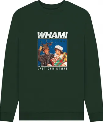 Produktbild von Wham - "Last Christmas" Sweatshirt für Herren/Damen Uni PN1907 (M) (Immergrün)