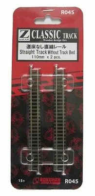 Produktbild von Rokuhan 7297045 - Z - Gleis gerade, 110 mm, ohne Gleisbettung für Brücken - Neu