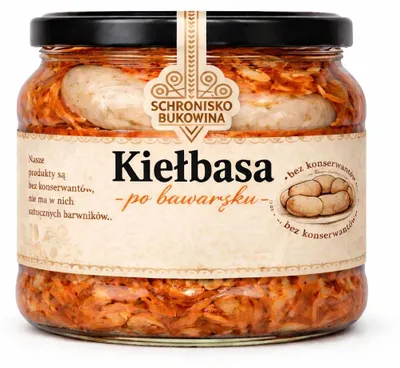 Produktbild von Kiełbasa po bawarsku 700g - Schronisko Bukowina