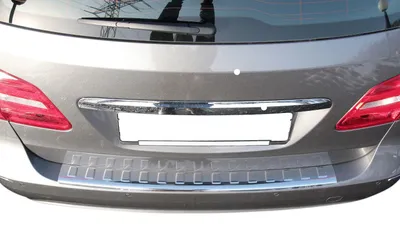 Für Mercedes B-Klasse W242 / W246 ab 2011-2018 LADEKANTENSCHUTZ Edelstahl V2A in der Farbe von Recambo e.K.
