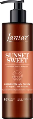 Obrázek produktu pro SUNSET SWEET Rozmazlující sprchový a koupelový olej s jantarovou esencí a ceramidy
