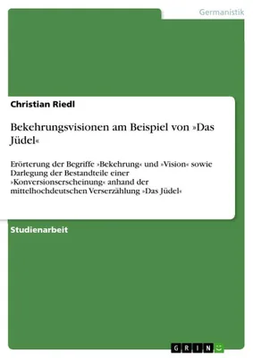 Produktbild von Bekehrungsvisionen am Beispiel von 'Das Jüdel'