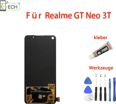 Produktbild von Für Oppo Realme GT Neo 3T LCD Display (OLED) Bildschirm + Werkzeuge Kleber