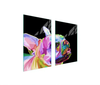 Produktbild von Glasschutzplatte Für Küche 65X52 Hund