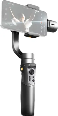 Produktbild von Hohem 2024 iSteady Mobile+ 3-Achsen-Stabilisator Gimbal-Stabilisator fuer Smartphone 280 g/0,61 lbs Nutzlast Anti-Shaking-Unterstuetzung 600¡ã-Rotation Startmodus BT-Verbindung App-Steuerung mit Stativstaender Kompatibel mit iPhone 15/14/13/12/11/X Pro Max 8 Android-Smartphone