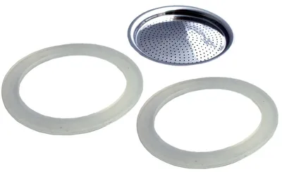 Productafbeelding van GEFU 2 Dichtungsringe/ 1 Filter zu Art.-Nr. 16140 Espressokocher EM...