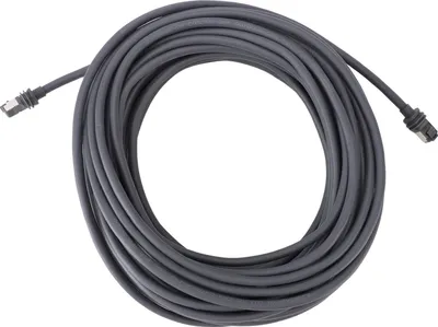 Zdjęcie produktu dla Wymienny kabel do StarLink Gen3 V3 IP68 wodoodporny 1200 Mb/s szybki, oszczędzający miejsce prostokątny przedłużacz satelitarny z klipsami 100 ft/30,5 m
