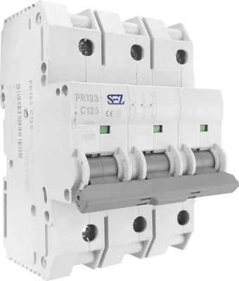 Obrázok produktu pre Istič C125A 3-pólový 10kA Poistka Automatický istič SEZ
