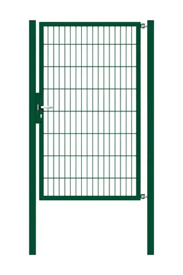 Zdjęcie produktu dla Alberts 646844 Brama pojedyncza Flexo z akcesoriami, zielona, szerokość 100 cm, wysokość 200 cm