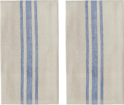 Obrázek produktu pro OYOY L301167, Modrá, Bílá, 500 x 700 cm, Vzorovaný, Bavlna, Ruční praní / praní v pračce, 2 kusů