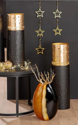 Produktbild von Gilde Windlicht "Sternstunden" H. 60 cm 55188