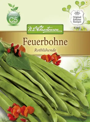 Produktbild von Feuerbohne Rotblühende | Bohnensamen von N.L. Chrestensen