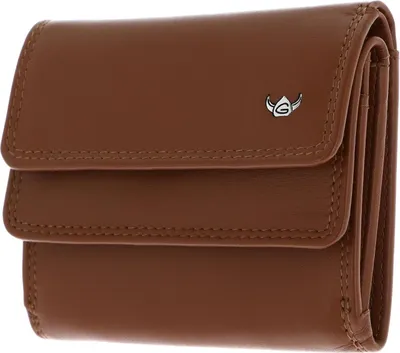 Immagine prodotto di Golden Head Pelle portafoglio Polo RFID Protect Überschlagbörse 1176 Cognac marrone