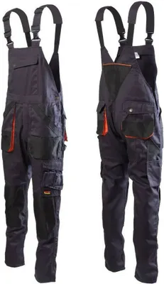 Produktbild von Brixton Practical Latzhose graphit Arbeitshose Gartenhose Handwerker Schutzhose Größe: 54