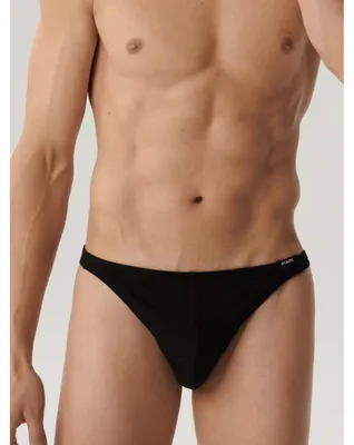 Produktbild von Herren-Strings Atlantic 3er Set Schwarz moderne Passform Baumwolle L