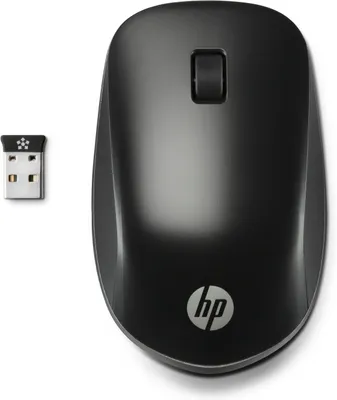 Produktbild von HP Wireless-Maus Z4000, Beidhändig, Optisch, RF Wireless, Schwarz