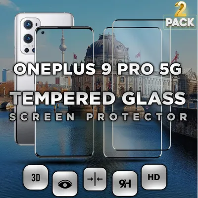 Obrázek produktu pro 2-balení OnePlus 9 Pro 5G Ochranné sklo na displej - Tvrzené sklo 9H - Super kvalita 3D