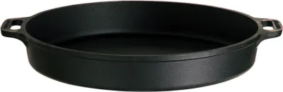 Produktbild von Robuste Gusseisen-Pfanne Ø 45 cm für alle Herdarten, inkl. Induktion: Beste Grilleigenschaften, perfekte Wärmespeicherung, vielseitig einsetzbar