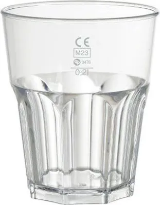 Produktbild von 120 Anyday Gläser Mehrweg 240 ml Transparent, 24 cl