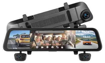 Zdjęcie produktu dla Kamera samochodowa, rozdzielczość 1080P, system 4 obiektywów, 4 obiektywy kamery DVR