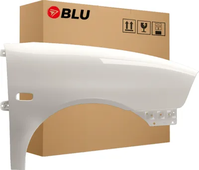 Immagine prodotto di BLU Parafango compatibile con Seat Ibiza Cordoba (6L - III 3. Generation) LB9A Destra Weiss CandyWeiss | 2002-2008 | Anteriore | Verniciato | Pronto per il montaggio | Acciaio