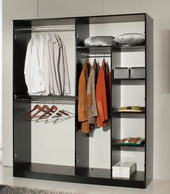 Produktbild von Kleider Schrank Designer Hochglanz Kleiderschränke Möbel Wohnen Holz Hochglanz