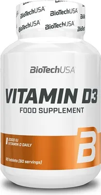 Produktbild von BioTech Vitamin D3 60 Tabletten
