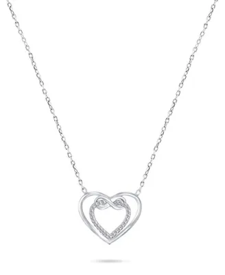 Image de Collier romantique en argent Amour infini NCL31W