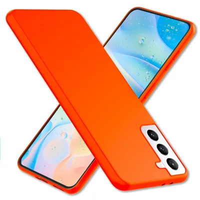 Image de NALIA Housse silicone fluo colorée pour Samsung Galaxy S22 Orange