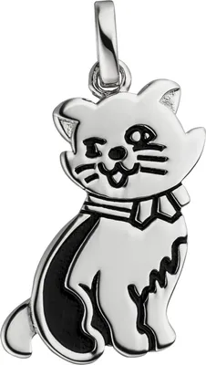 Produktbild von Anhänger Katze 925 Sterling Silber
