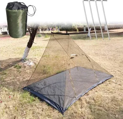 Obrázek produktu pro Lehká moskytiéra pro 1–2 osoby, zelená, 220 × 120 × 130 cm
