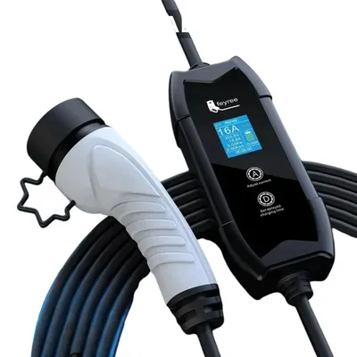 Immagine prodotto di Caricatore per veicoli elettrici, portatile, con corrente regolabile, tipo 2