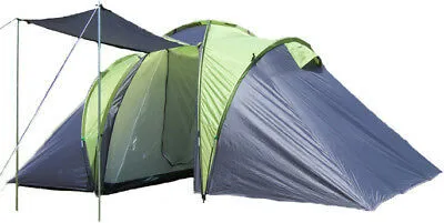 Produktbild von 4 5 6 Mann Familienzelt Campingzelt Camping Zelt Sierra 6 2 Kabinen 3000 Mm