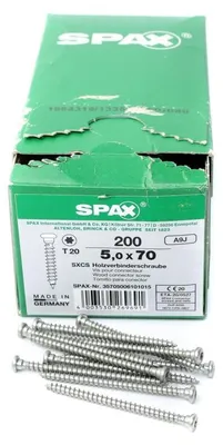 Produktbild von SPAX Balkenschuhschraube 5,0x70 Vollgewinde T20