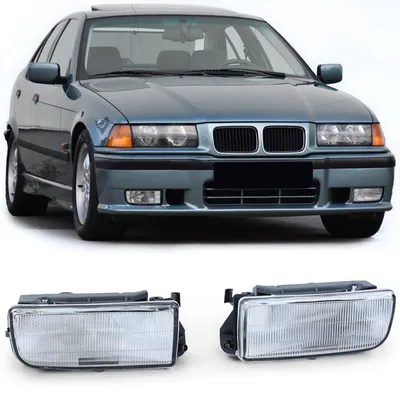 Für BMW E36 Limousine Coupe Cabrio Compact Touring Nebelscheinwerfer Set in der Farbe von Carparts-Online GmbH