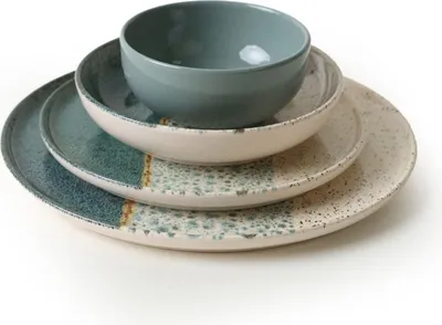 Produktbild von Keramika Geschirrset  - Colored - 24 teilig - 6 Personen - Steingut
