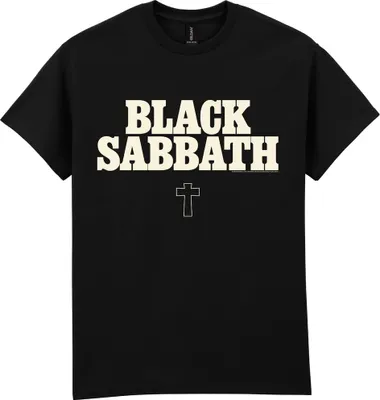 Produktbild von Black Sabbath Logo T-Shirt Bandshirt aus 100% Baumwolle Offizielles Merchandise